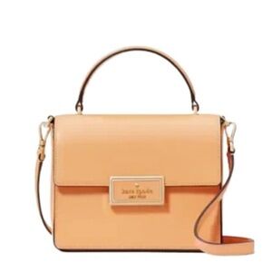 Kate Spade Reegan Satchel in Orange Cream